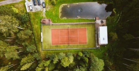 Artificial Grass Tennis Court