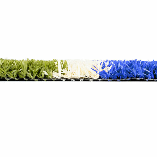 Artificial Grass Tennis Court Kit LSR 20 Blue and Green Zoomed Side View