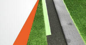 Artificial Grass Installation Edge Glueing Preparation