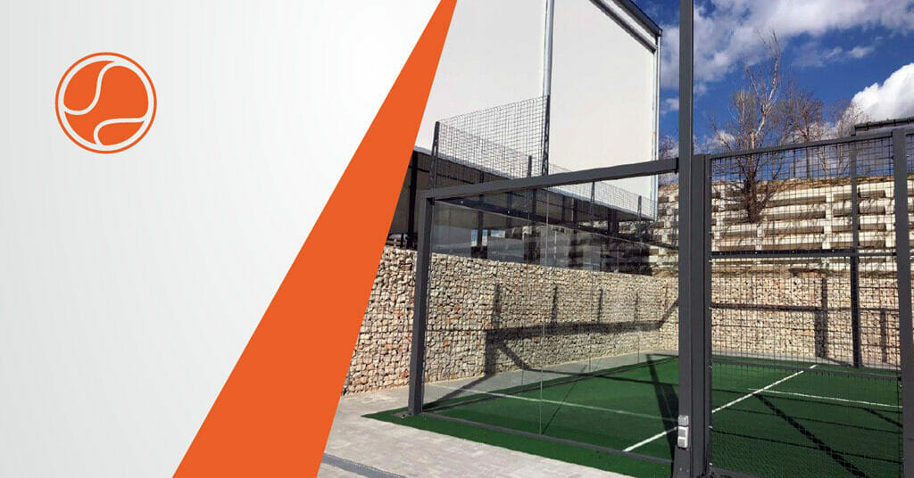 Padel Court Fencing Side View