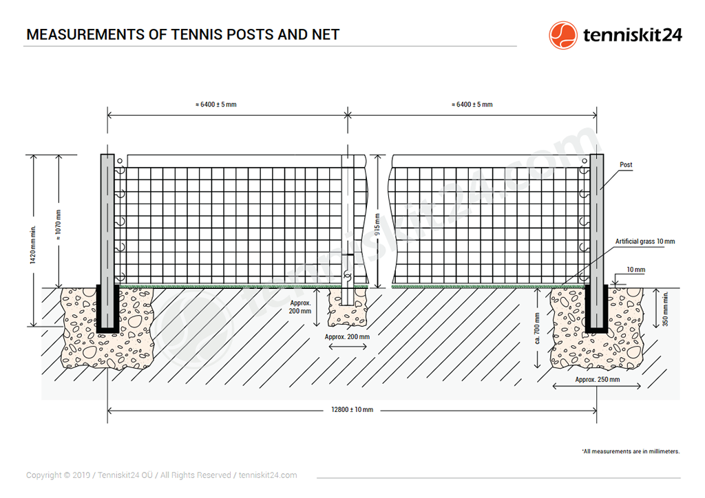 tennis-court-posts-and-net-installation-drawing
