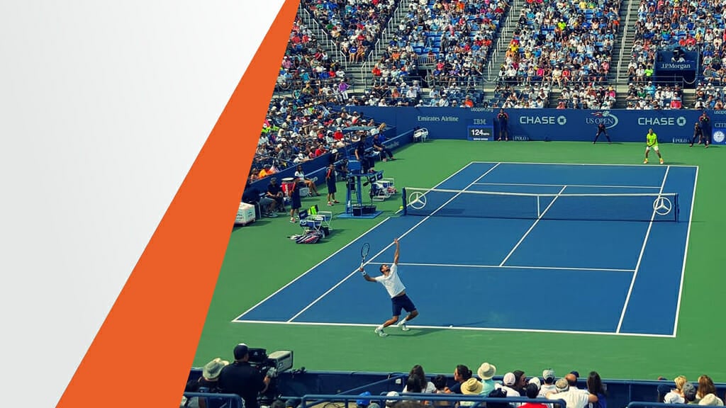 US Open Tennis Championships Blue and Green Court