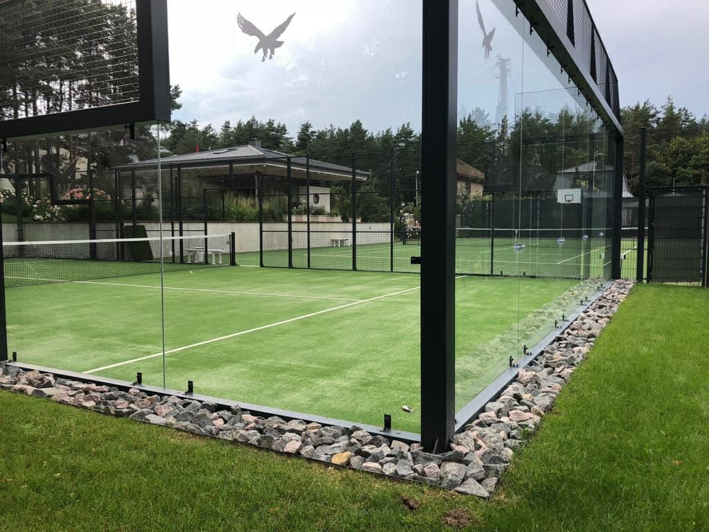 Panorama Padel Court Fencing Corner View