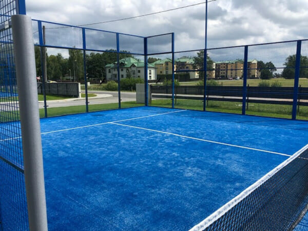 Standard Padel Court Fencing Inside View