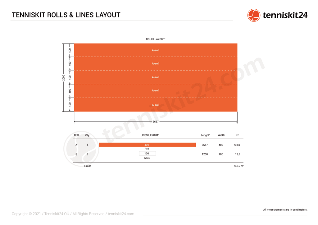 Tennis Court Advantage Red Court Rolls Layout Red and Red Drawing