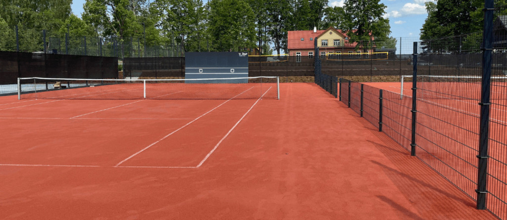 tennis court fence styles and materials