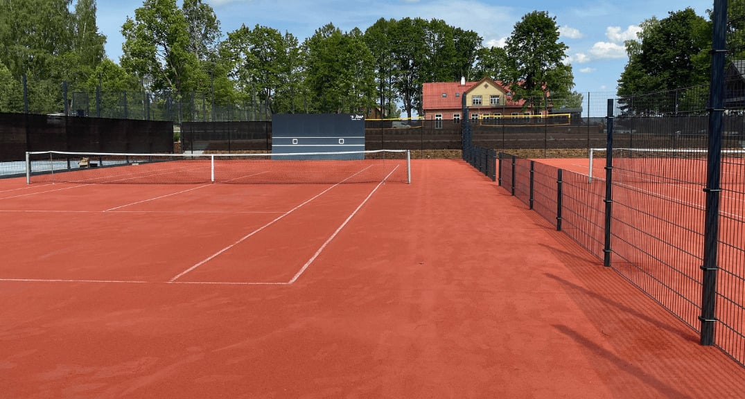 tennis court fence styles and materials